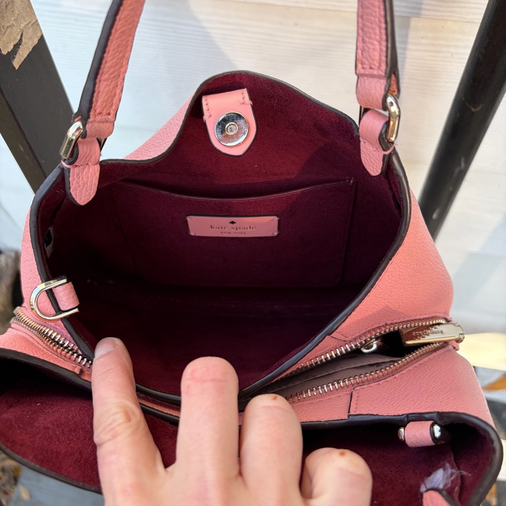 Kate Spade Pink Leather Handbag - Picture 8 of 9